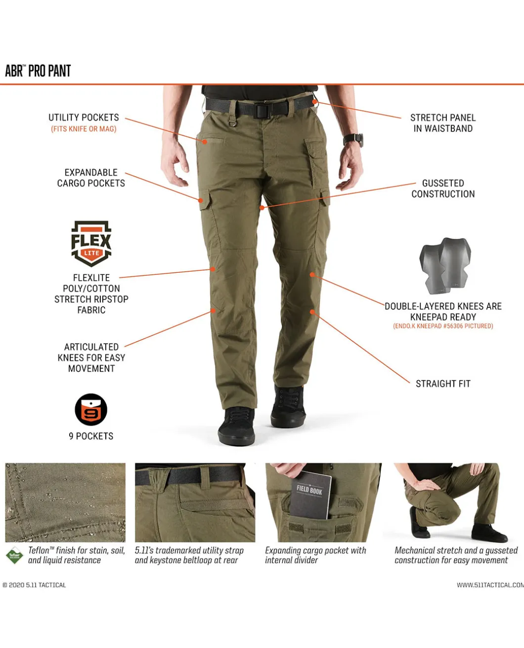 ABR Pro Pant Khaki