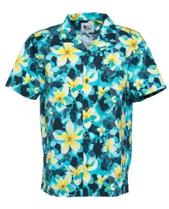 Aloha Pua Honu Shirt Blue Atoll