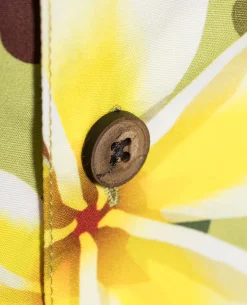 Aloha Pua Honu Shirt Jungle Green