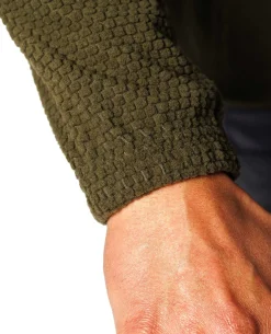 Alpha Tactical Jacket Grid Fleece Olive Green