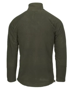 Alpha Tactical Jacket Grid Fleece Olive Green