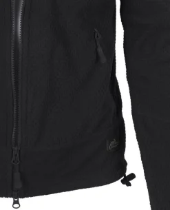 Alpha Tactical Jacket Grid Fleece Black Schwarz