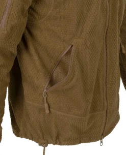 Alpha Tactical Jacket Grid Fleece Coyote