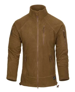 Alpha Tactical Jacket Grid Fleece Coyote