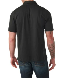 Archer S/S Polo Black Schwarz