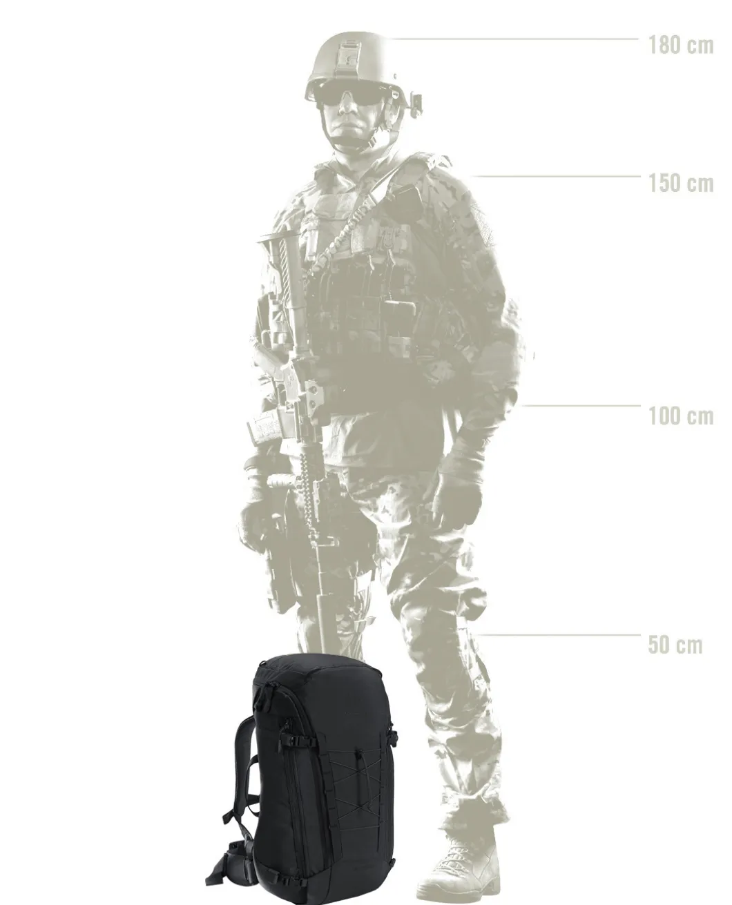 Assault Pack 45 Black Schwarz