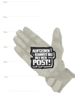 Aufgeben Patch Black Schwarz