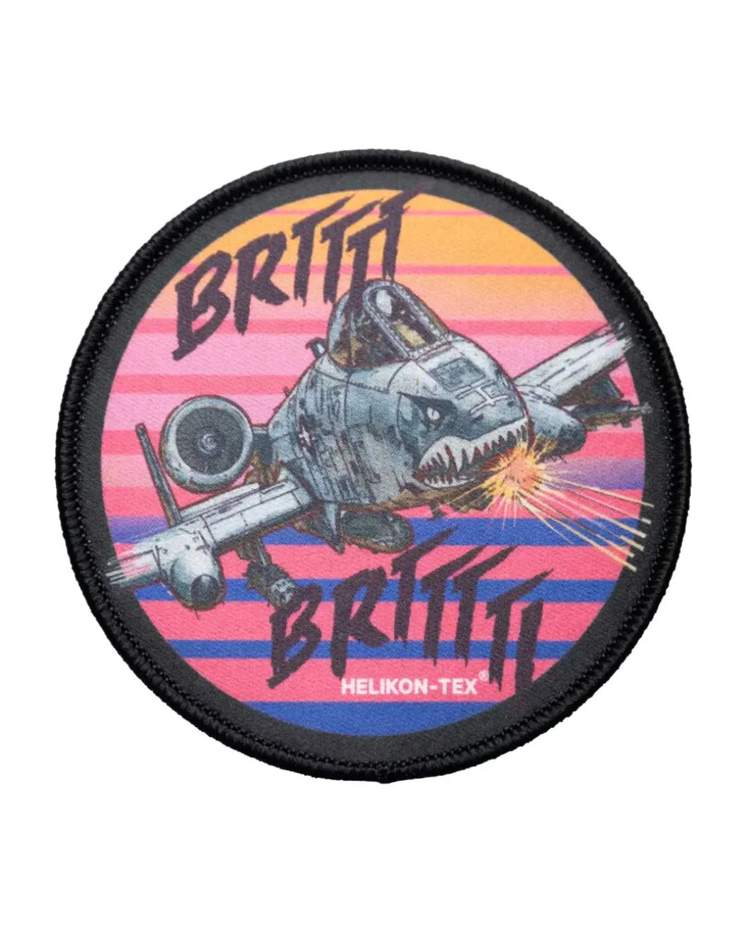A10 Warthog Patch Black Schwarz