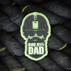 Bad Ass Dad Patch GITD
