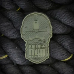 Bad Ass Dad Patch Oliv