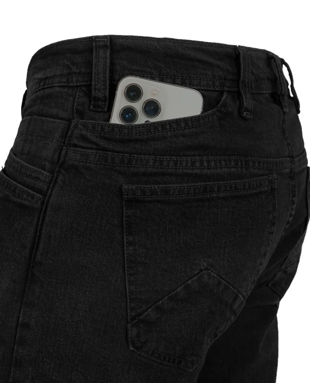 Black Elastane Denim MUD TWK V3