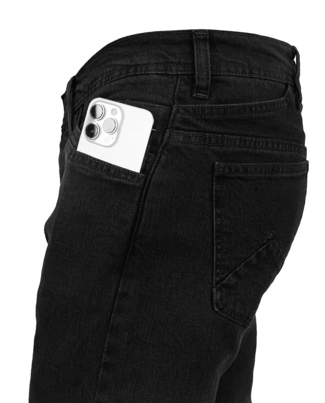 Black Elastane Denim MUD TWK V3