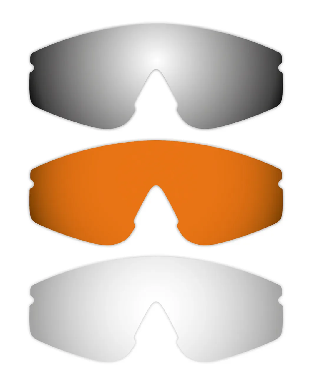 Blackhawk Rubber Green, Smoke, Orange & Clear