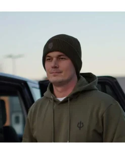 Black Trident Team Beanie Oliv