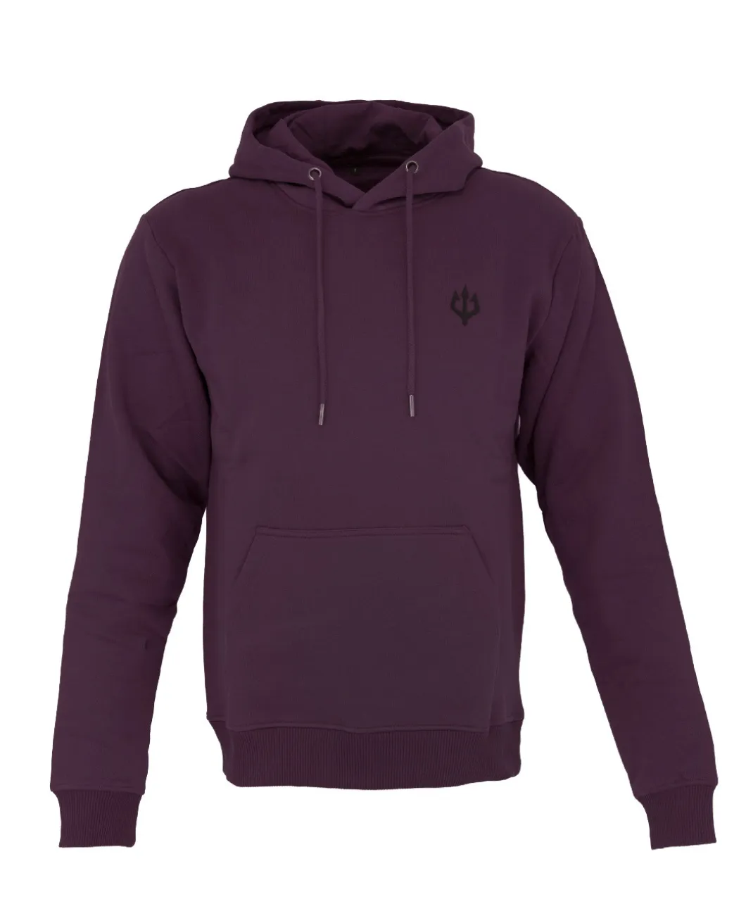 Black Trident Team Hoodie - Maroon Rot