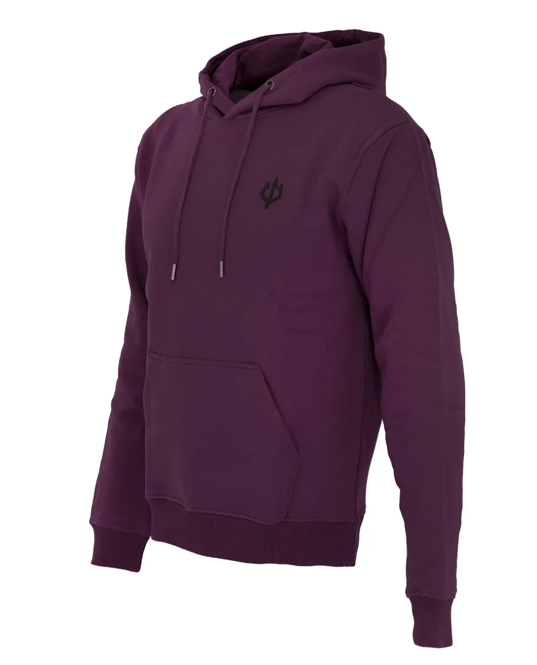 Black Trident Team Hoodie - Maroon Rot