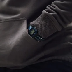 Black Trident Team Hoodie - Mas Grey Grau