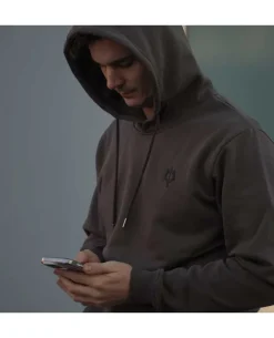 Black Trident Team Hoodie - Midnight Black Schwarz