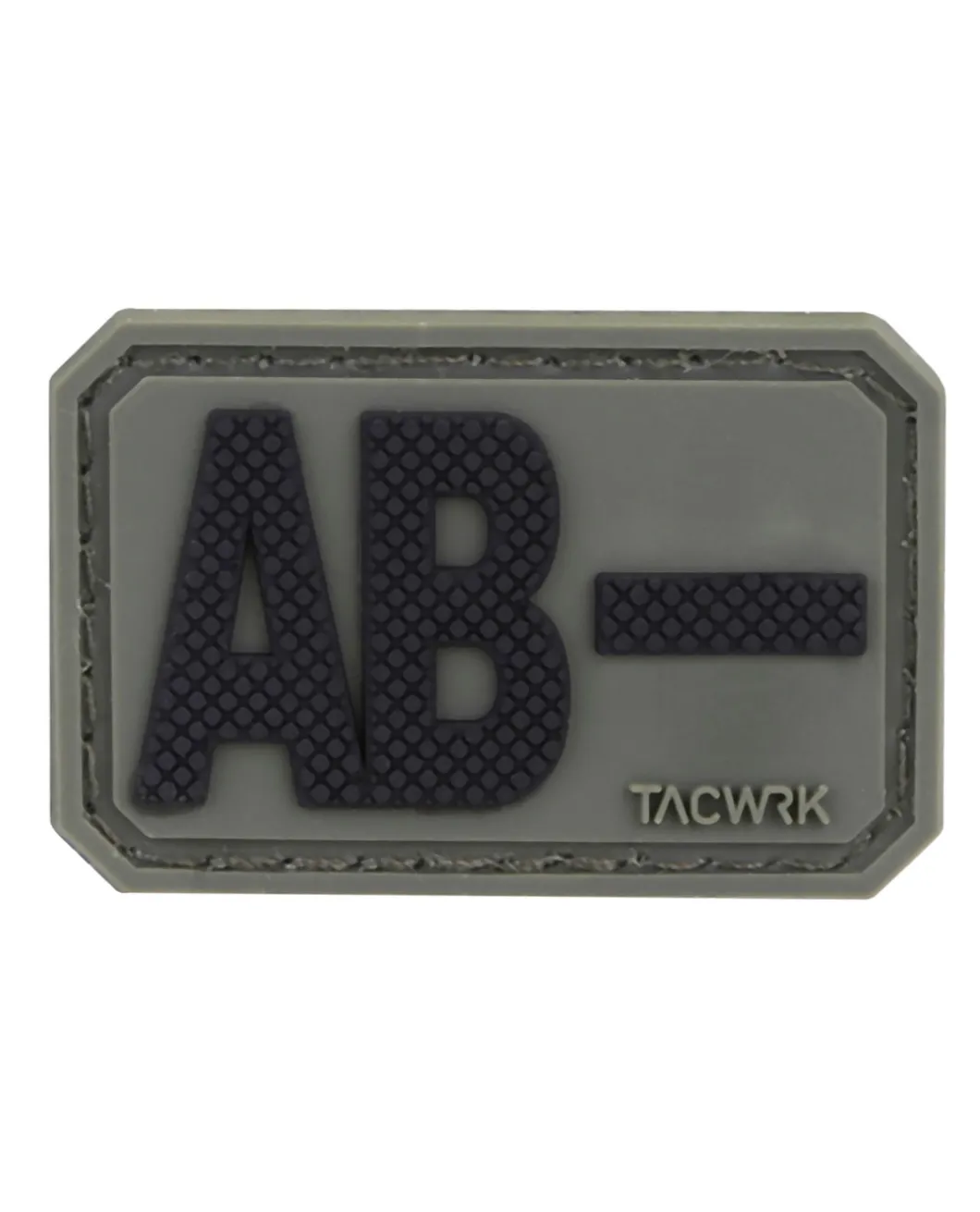Blutgruppe PVC Patch AB- Oliv