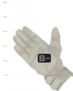 Blutgruppe PVC Patch B- Grau