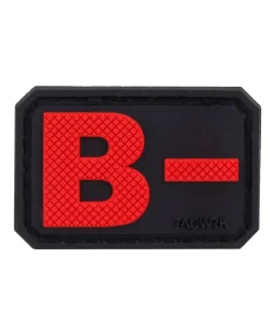 Blutgruppe PVC Patch B- Rot