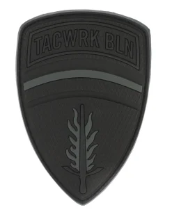 Brigade Rubber Patch Schwarz