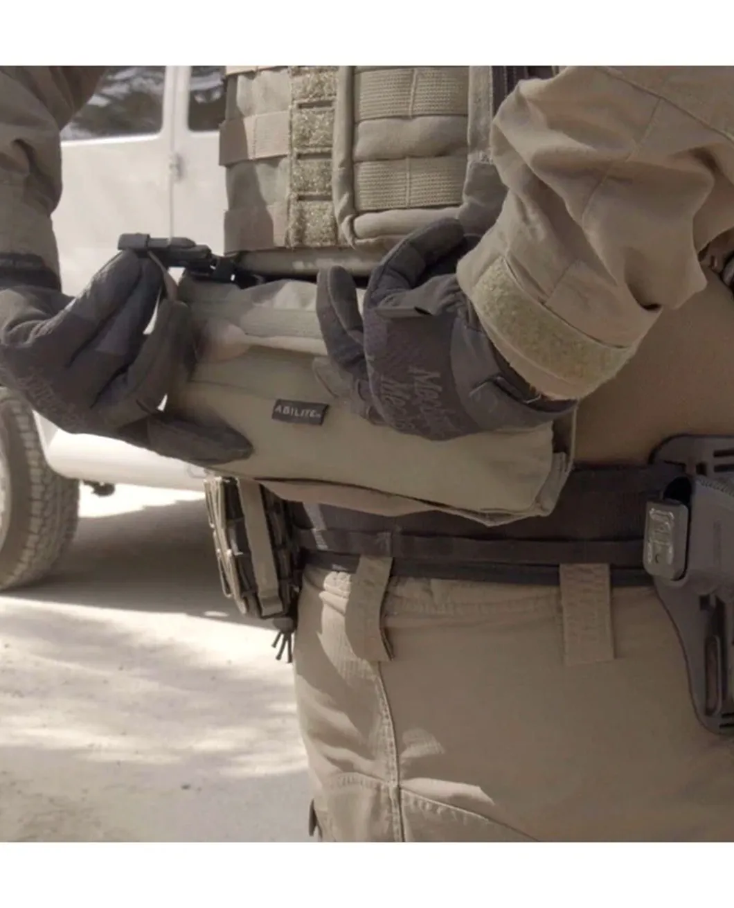BuddyStrap Injured Person Carrier Coyote Tan