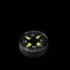 Button Compass Small Black Schwarz