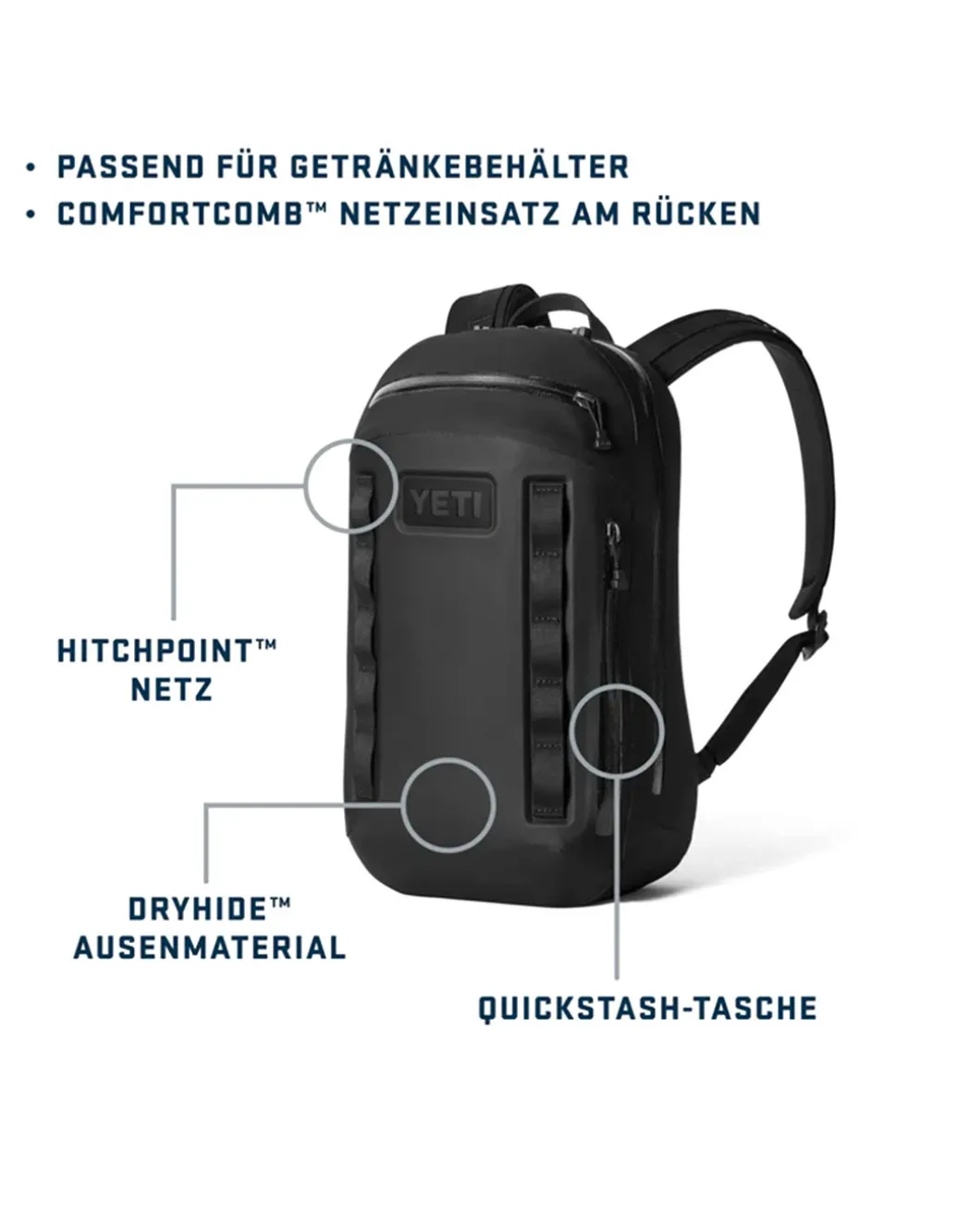 Cayo Backpack 25L Black Schwarz
