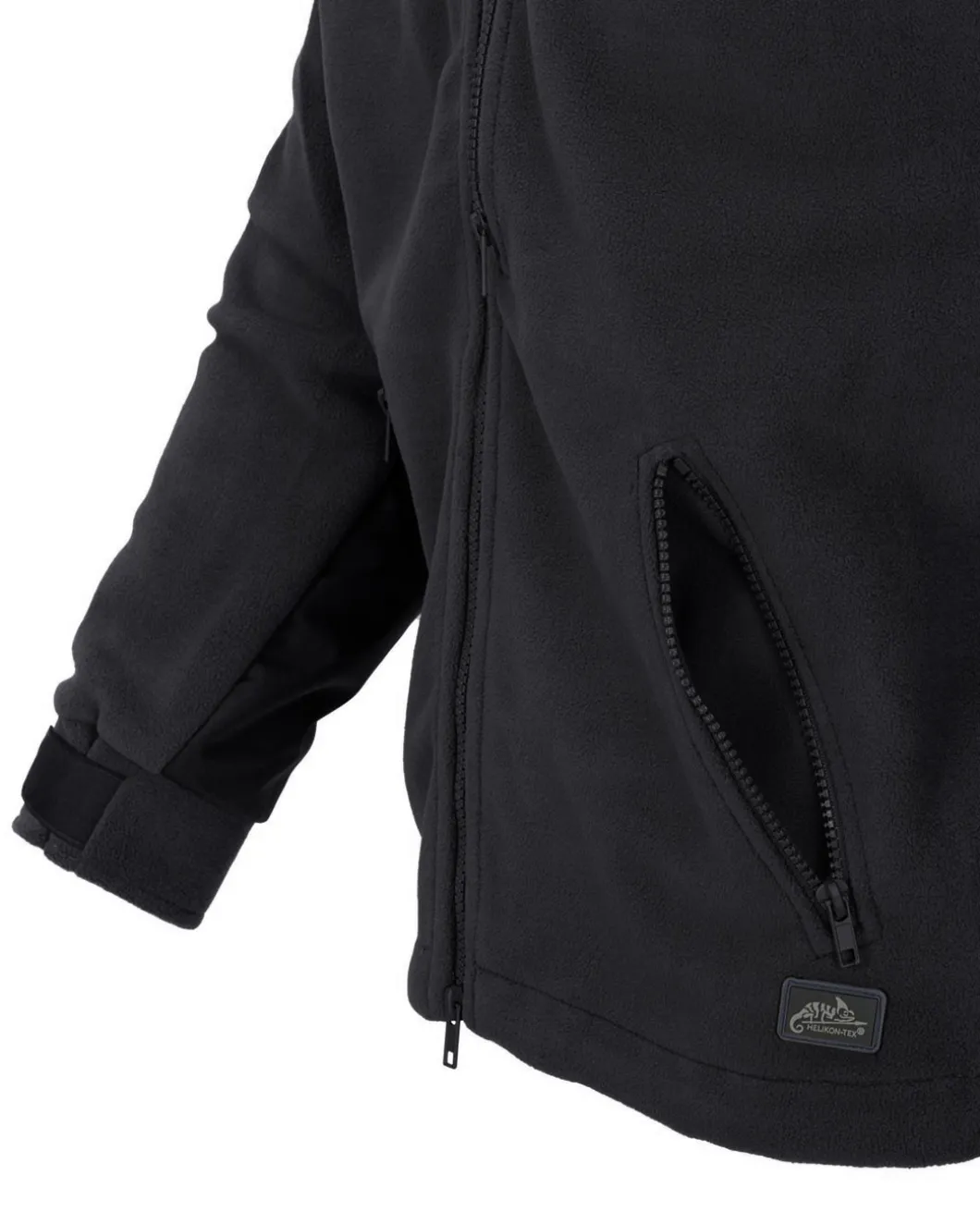 Classic Army Jacket Fleece Black Schwarz