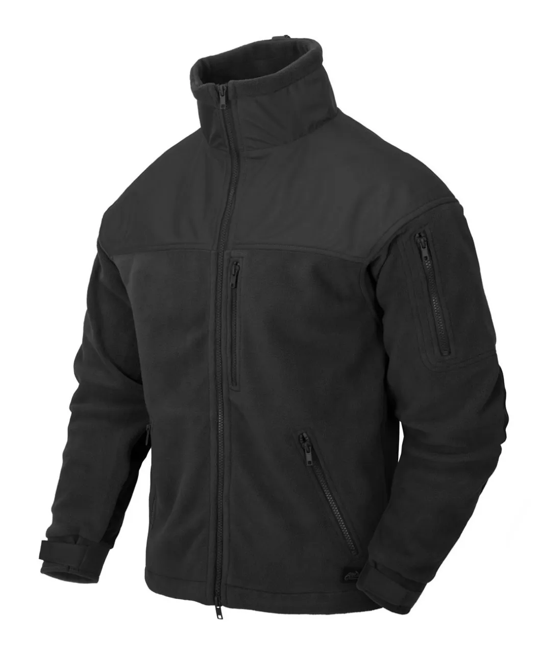 Classic Army Jacket Fleece Black Schwarz