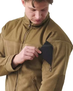 Classic Army Jacket Fleece Olive Green