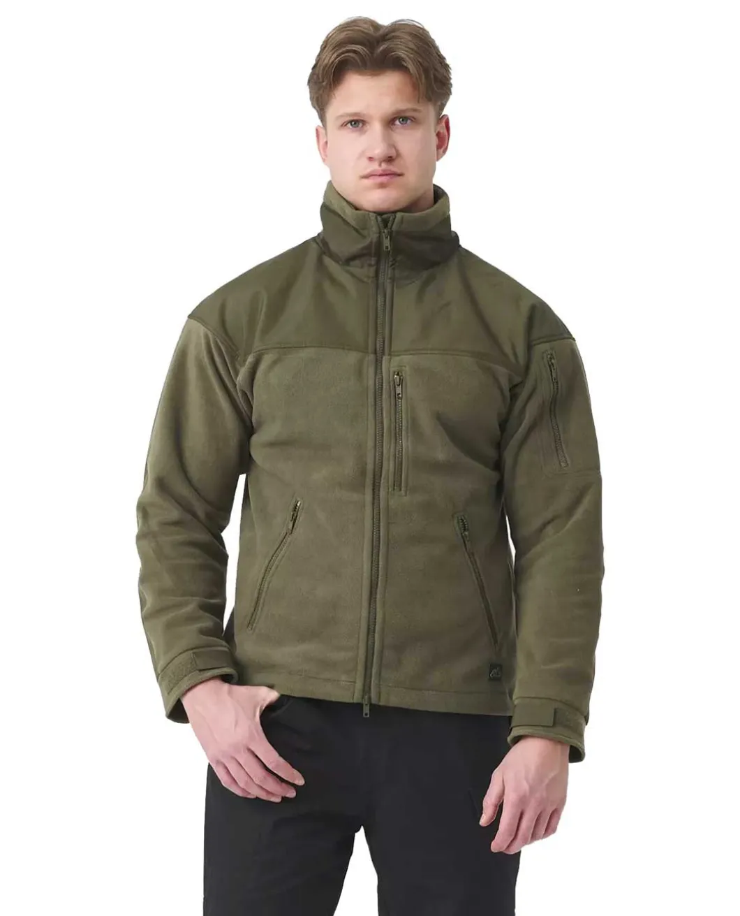 Classic Army Jacket Fleece Olive Green