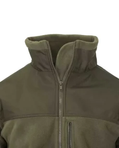 Classic Army Jacket Fleece Olive Green