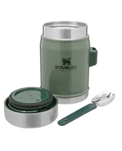 Classic Food Jar + Spork 0.4l Grün