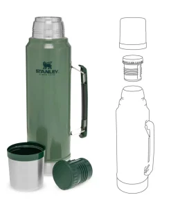 Classic Vacuum Bottle 1.0l Grün