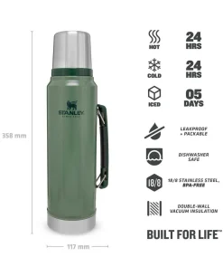 Classic Vacuum Bottle 1.0l Grün