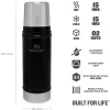 Classic Vacuum Bottle 0.47l Matt Schwarz