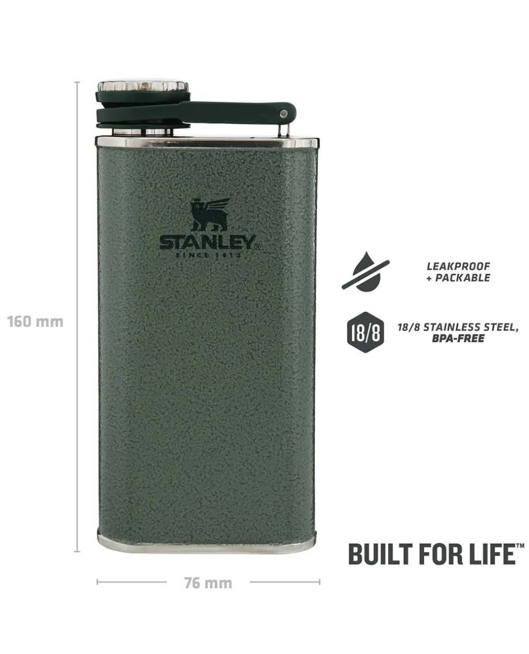 Classic Wide Mouth Flask 0.23l Grün