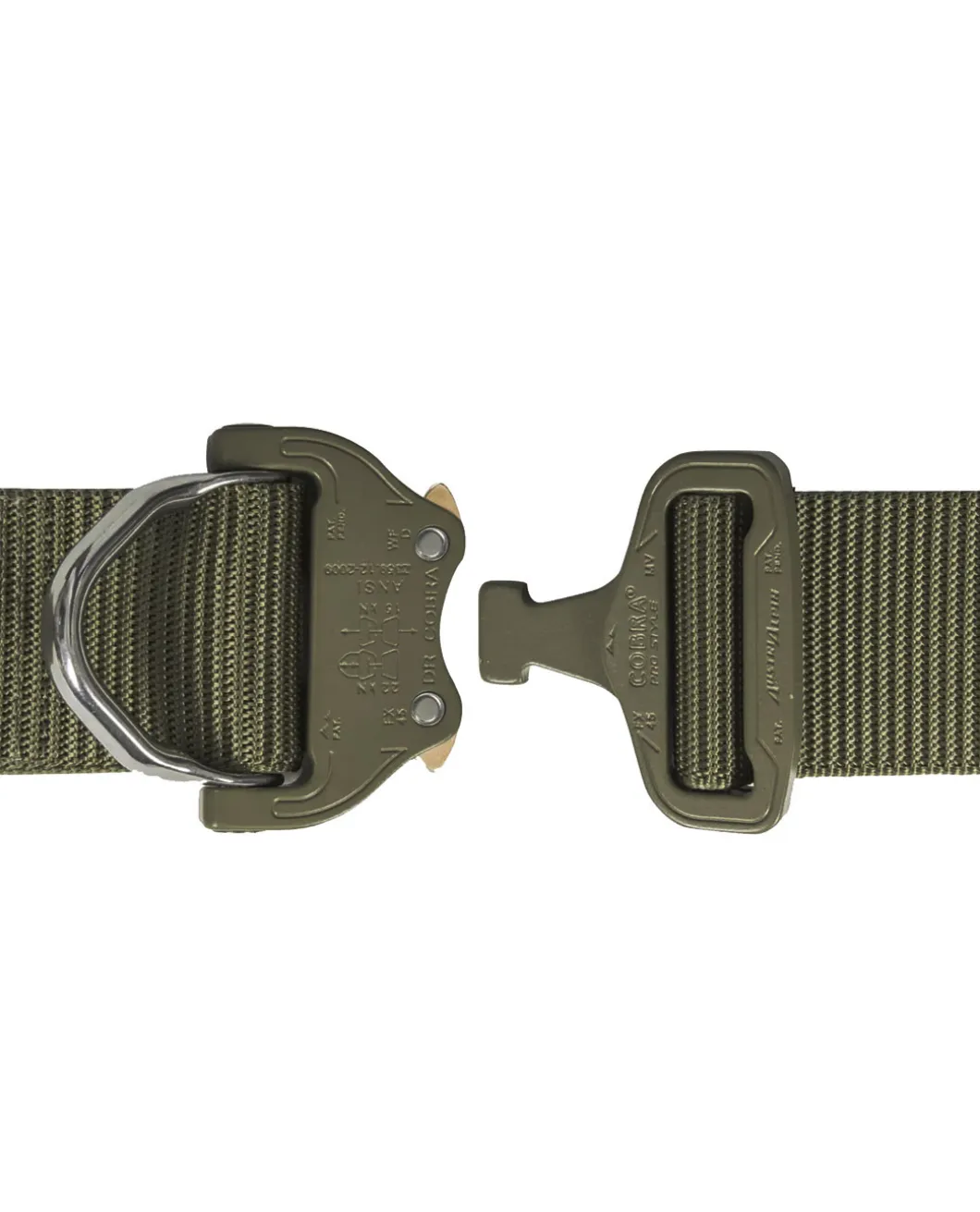 Cobra D-Ring (FX45) Tactical Belt Olive Green