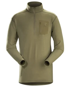 Cold WX Zip Neck AR Men's (Wool) Crocodile
