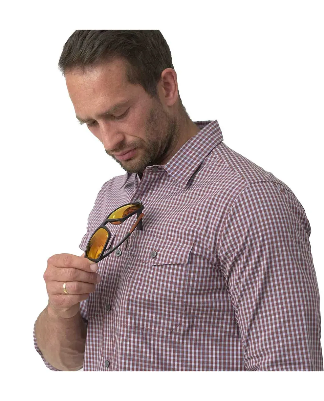 Concealed Carry Shirt Washed Black Schwarz
