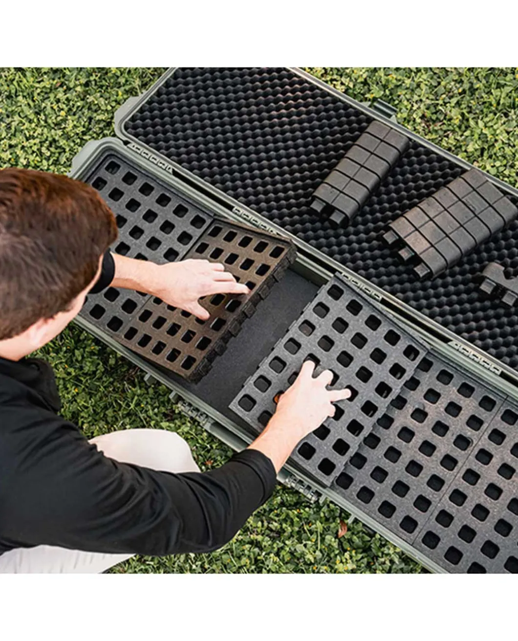 DAKA GRID Organizer Pelican 1750 Protector Black Schwarz