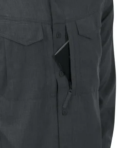 Defender Mk2 Gentleman Shirt Melange Black-Grey