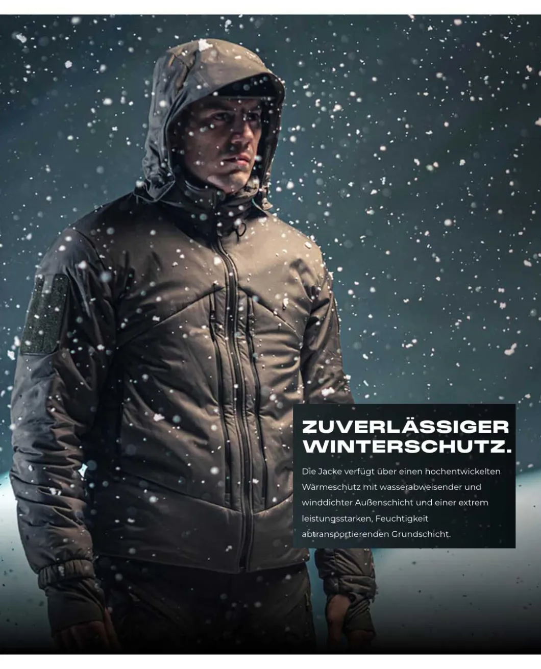 Delta ML Gen.3 Tactical Winter Jacket Steel Grey
