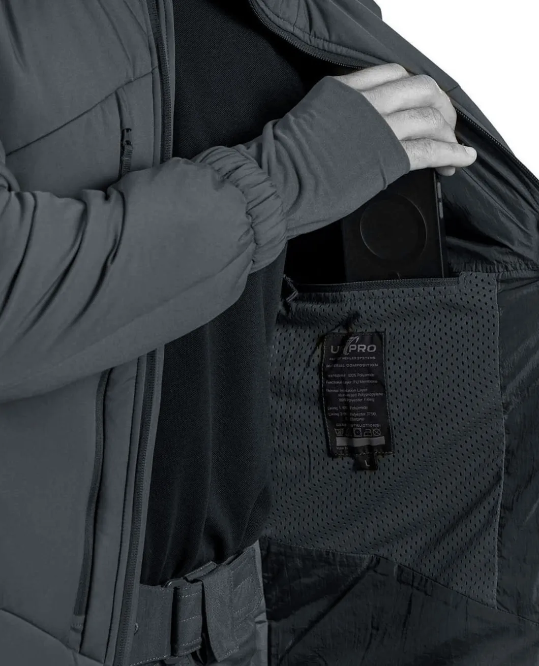 Delta ML Gen.3 Tactical Winter Jacket Steel Grey