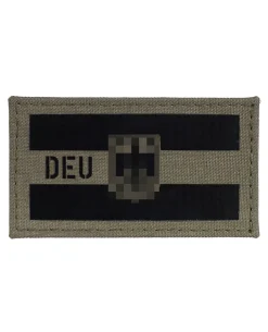 Deutschland Flagge Camo: Steingrau Oliv, Folie: IR SOLAS