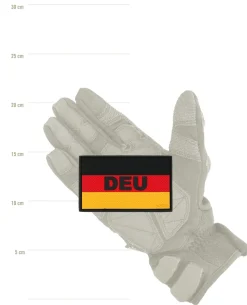 Deutschlandflagge DEU Patch Schwarz Rot Gold