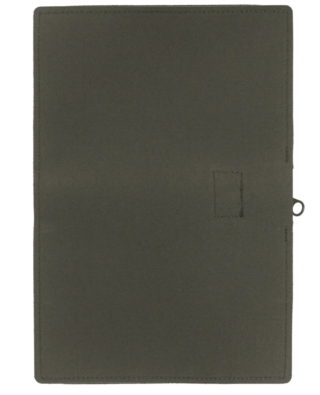 Dokumentenmappe A6 mit Reißverschluss Steingrau Oliv