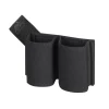 Double Elastic Insert Polyester Black Schwarz